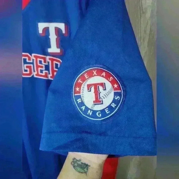 Texas Ranger TX3 cool shirt red and blue size 2XL - Picture 3 of 5